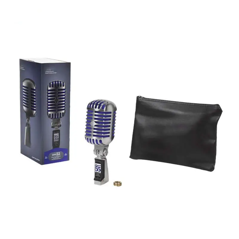 55-X Dynamic Microphone High Quality Wired Voice Microphone for Karaoke/Singing