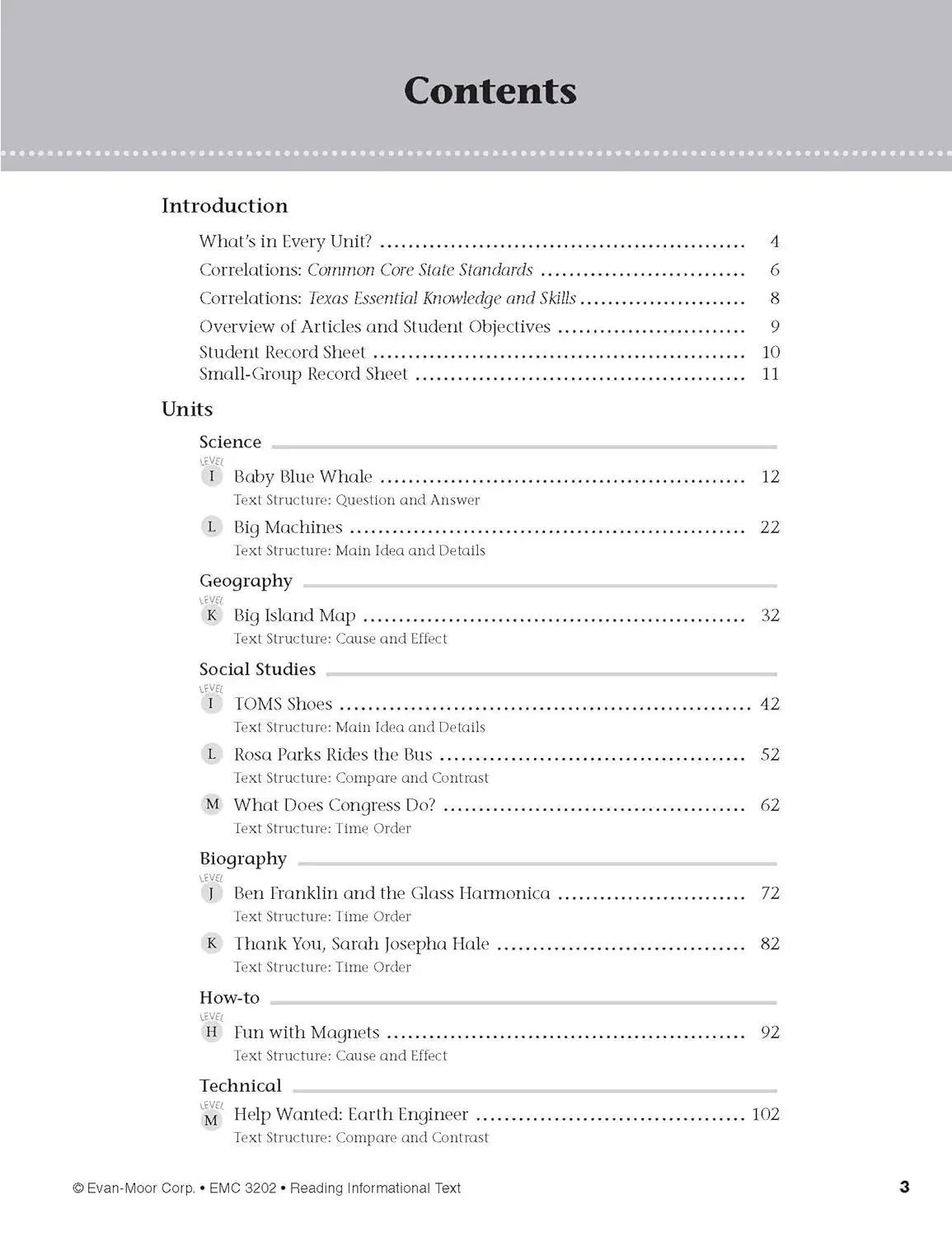 Evan-Moor Reading Informational Text, Grade 2 Workbook,aged 6 7 8 9, English book 9781613689905