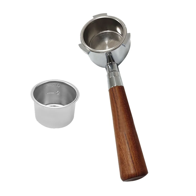 فلتر القهوة AF93-51 مم 3 أذنين لماكينة القهوة Delonghi Dedica EC680/685 تتضمن وعاء مسحوق 51 مم لأربعة أشخاص