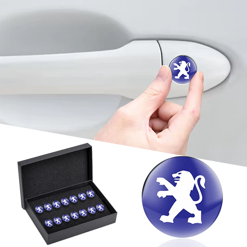 Car Door Keyhole Sticker Auto Lock Decoration Protection Decal For Peugeot 206 307 308 3008 207 208 407 508 2008 5008 107