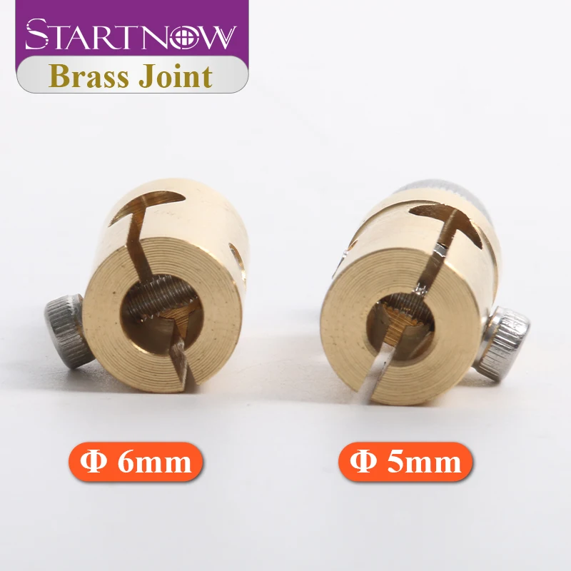 High Quality Brass Joint Inner Dia. 5mm 6mm Electrode End Chuck For Xenon Krypton Lamp 1064nm YAG Fiber Laser Machine Spares