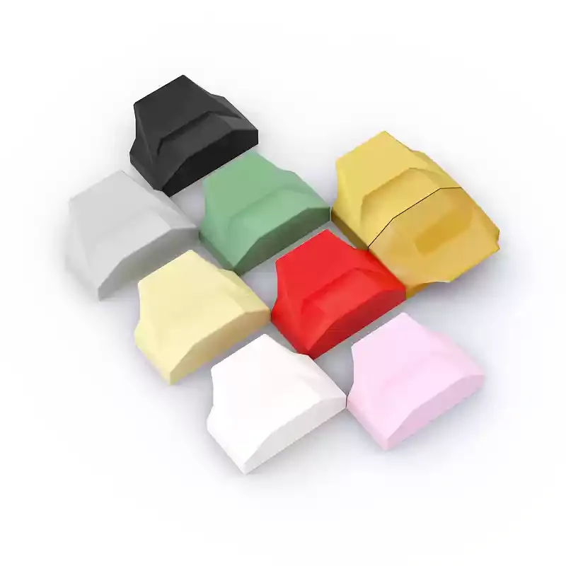 [125Pcs]【50g】 47458 1x2 with tail fin arc shape, Children DIY STEM Building Blocks Toy, Gifts for MOC creators Group