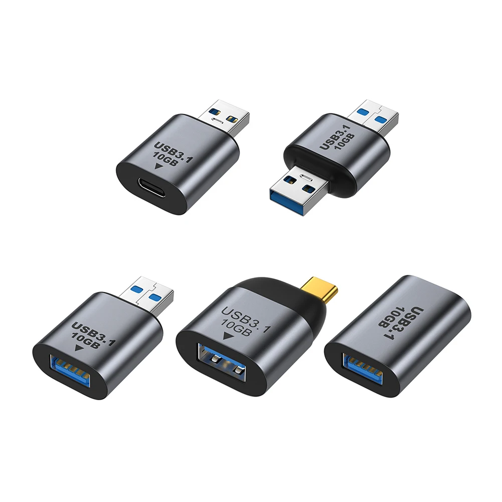 

USB 3.1 to USB 3.1/Type C Adapter Mini USB3.1 Gen 2 Charging Data High Speed