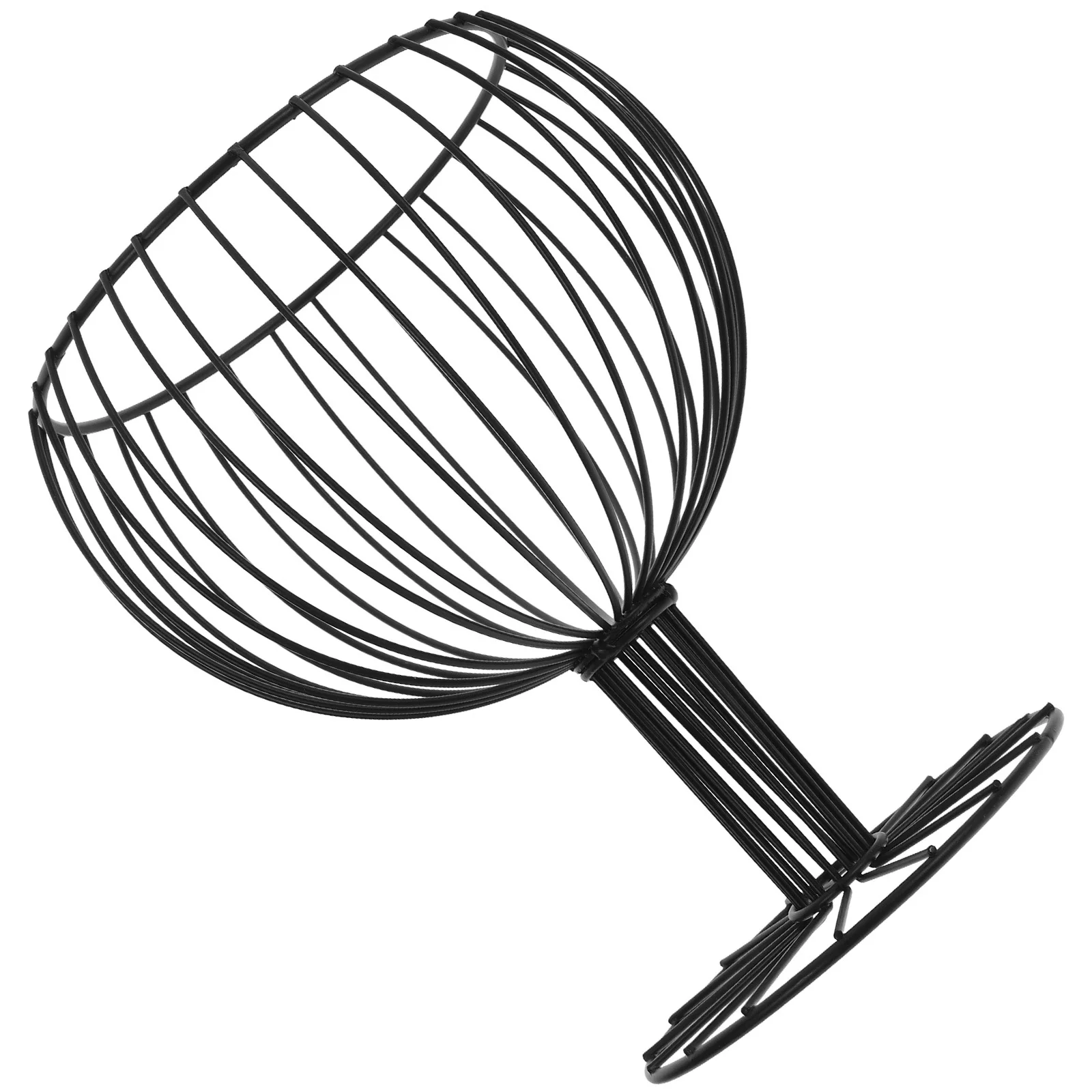 

Coffee Pod Holder Black Multifunctional Iron Organizer For Kitchen Countertop Wine Glass Fruit Vegetable Snack Storage