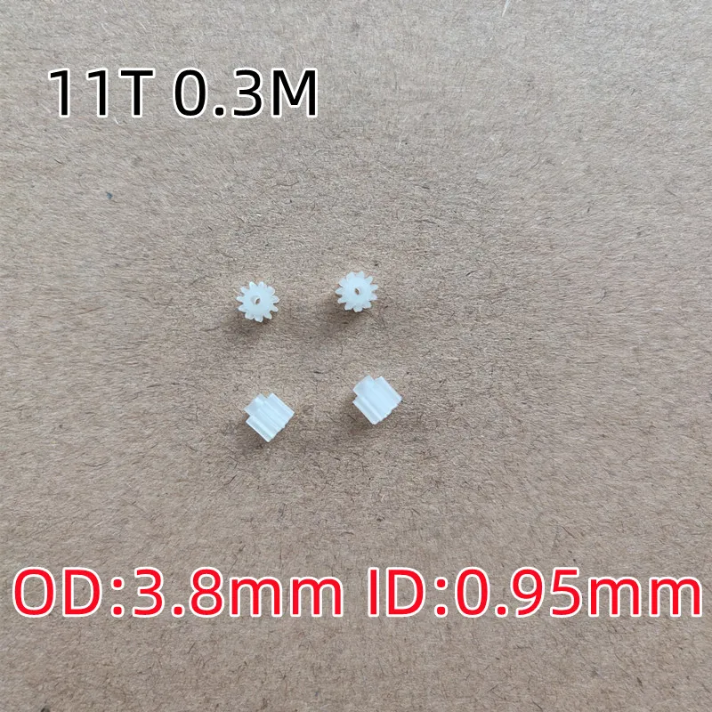 소형 기어 3.8mm 1mm 11T 11Teeth, 720 816 8520 코어리스 모터 엔진 R/C 드론 쿼드콥터 예비 부품, 무료 배송 4 피스