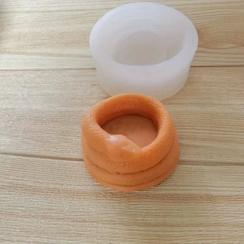 Stampo per serpente 3D fai-da-te, stampi per candele in silicone a forma di serpente Stampi per colata in resina, Stampo per animali per rettili