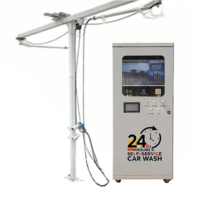 Self-Service Electric Car Wash with Coin 3000W Steel Construction 5MPa Pressure
