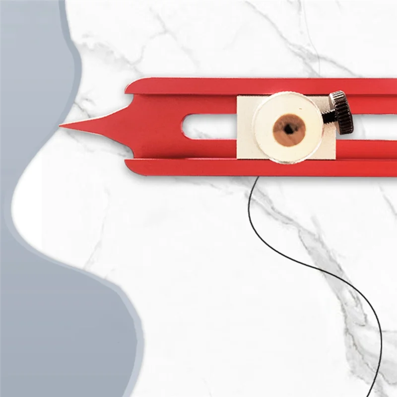 

High Quality-Profile Scribing Ruler Contour Gauge For Skirting Scribe Measuring Shape Gauge Joinery Woodworking Tool, Easy To Us