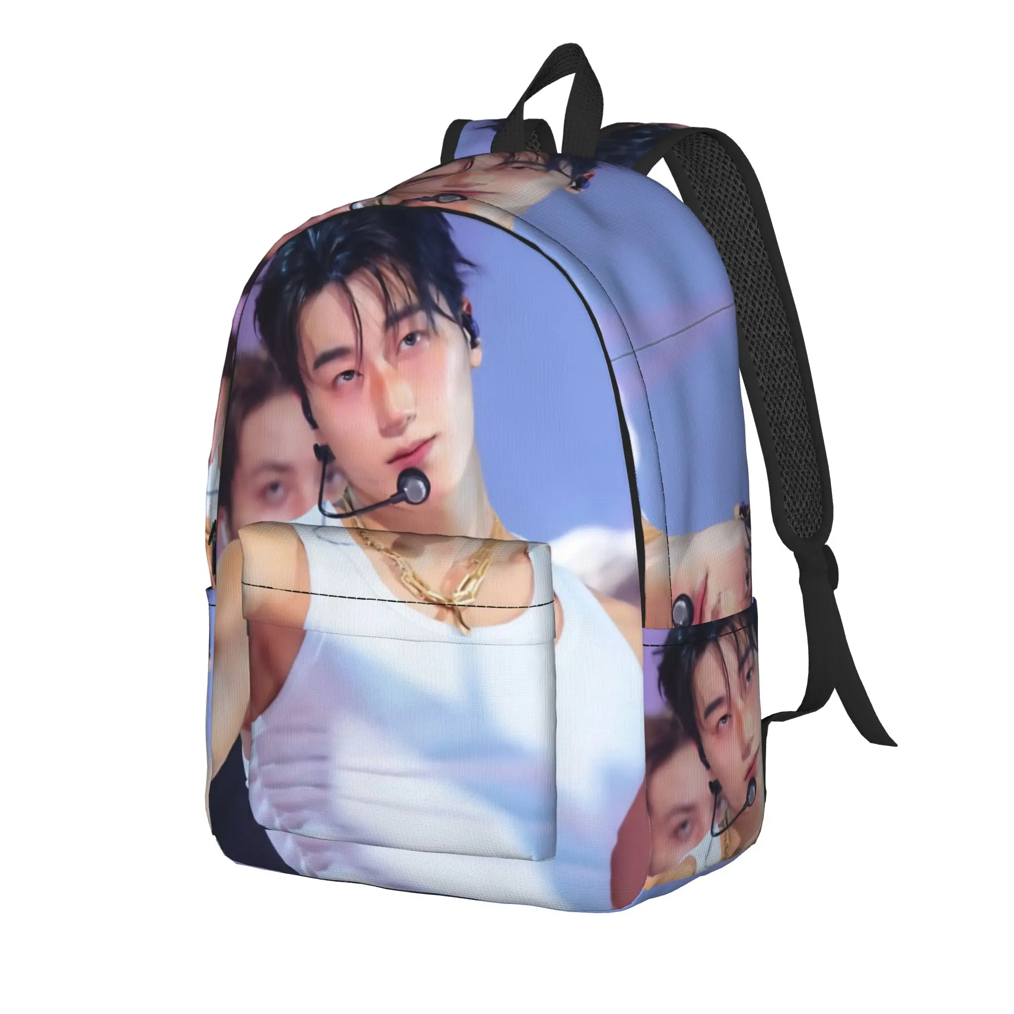 Choi San A-Ateez-Z bad 2026 Backpack for Men Women Cool High School Business Daypack  College Canvas Bags Gift