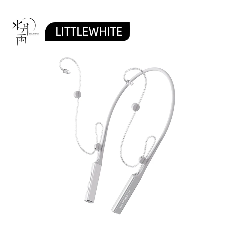 MOONDROP Littlewhite Earphone Cable CS43131 TWS Ear-hook HiFi Bluetooth Neckband for Earphone