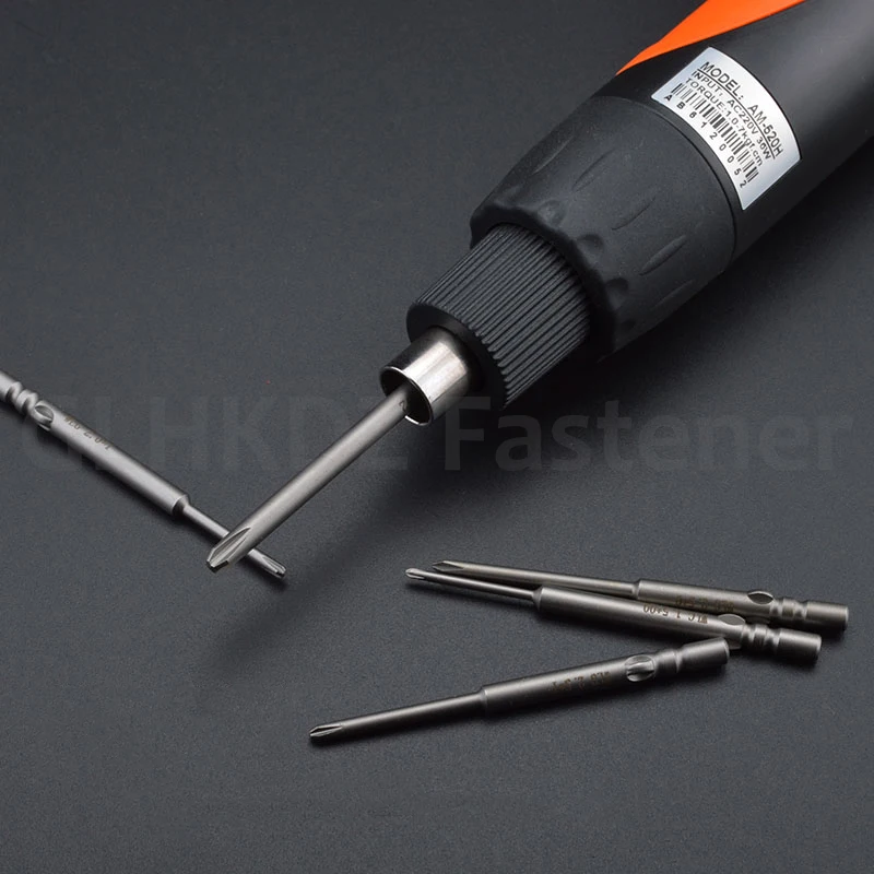 40-80mm 800 Electric Phillips Screwdriver Bit 4mm Round Shank Cross Head Electric Screwdriver Bit Magnetic Driver Bit PH00-PH2