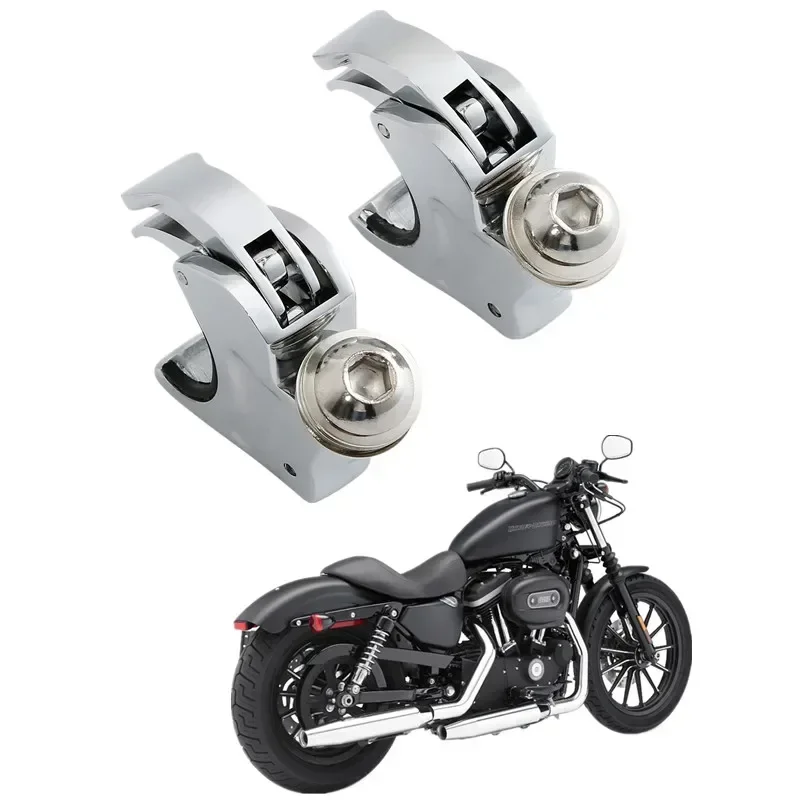 

Для Harley Sportster XL 883 1200 Dyna Super Glide пользовательские детали мотоцикла Low Rider 39 мм быстроразъемные зажимы для ветрового стекла