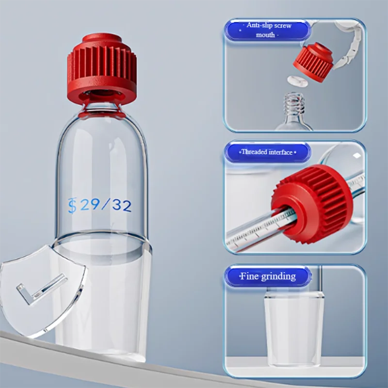 

Screw thermometer sleeve glass stirrer sleeve anti-slip sleeve reaction kettle thermometer sleeve agitator sleeve