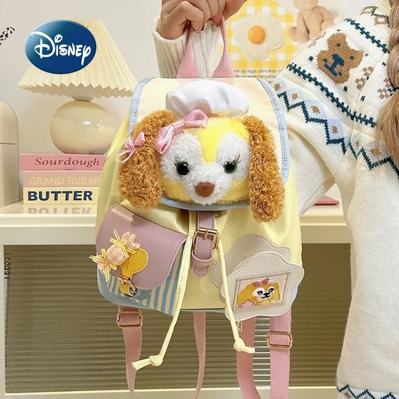 Disney Nieuwe Dames Pluche Pop Rugzak Modieuze Damesrugzak Grote Capaciteit Hoge Kwaliteit Cartoon Casual Student Rugzak