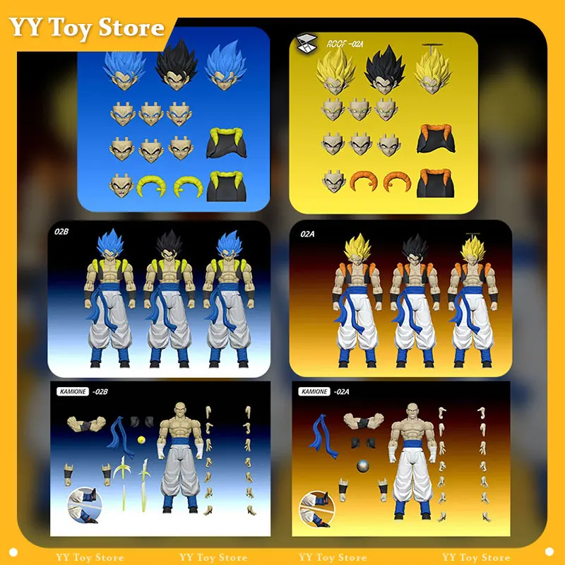 

New Dragon Ball Z Tonsenarttoys Kamione SHF Super Saiyan SSJ SSJ2 Gogeta Son Goku Trunks Anime Action Figures Toys Models Gifts