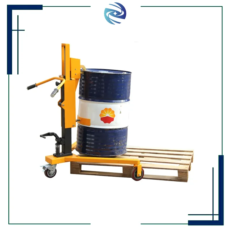 Affordable Manual Drum Truck For Safe Steel Drum Handling 300kg Capacity 5ft Max Lift Direct From Factory