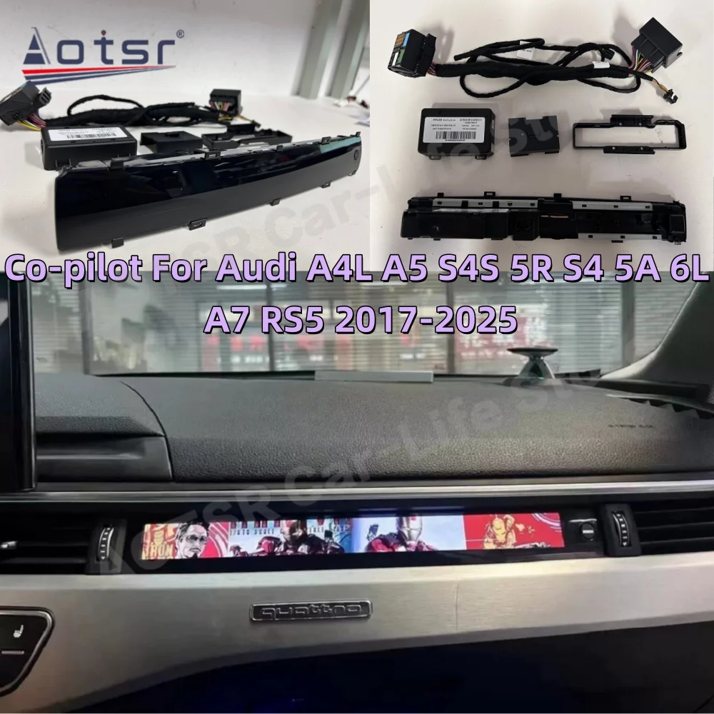 

Co-pilot For Audi A4L A5 S4S 5R S4 5A 6L A7 RS5 2017-2025 Co pilot LCD Instrument Cluster Display Virtual Cockpit Instrument