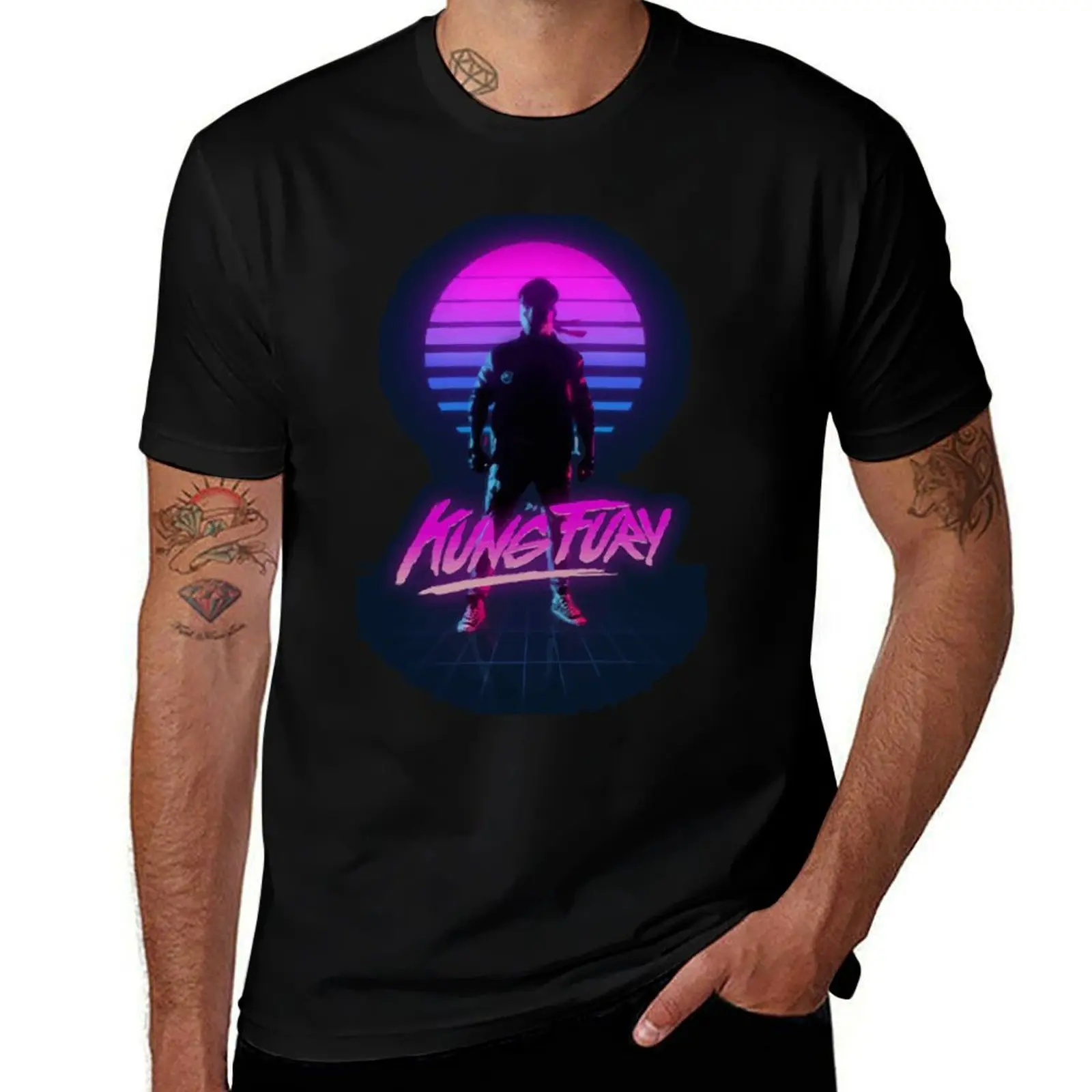 Kung Fury T-Shirt Basic Comfort Fit for Men T-Shirt