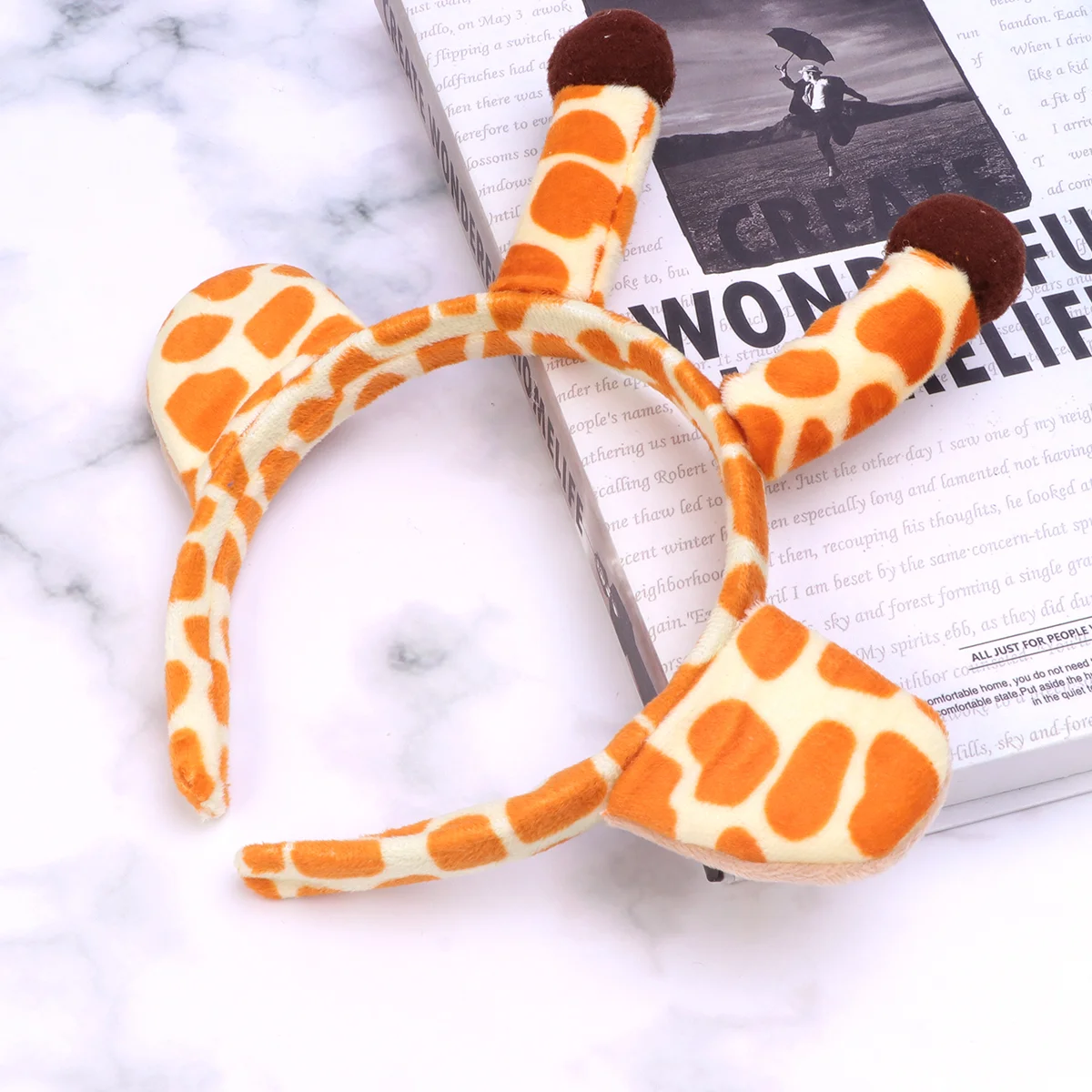 Performance Party Hair Band Accessories Kids Hoop Modeling Memorable Photo Props Giraffe Shape Headdress Headwear Kids'