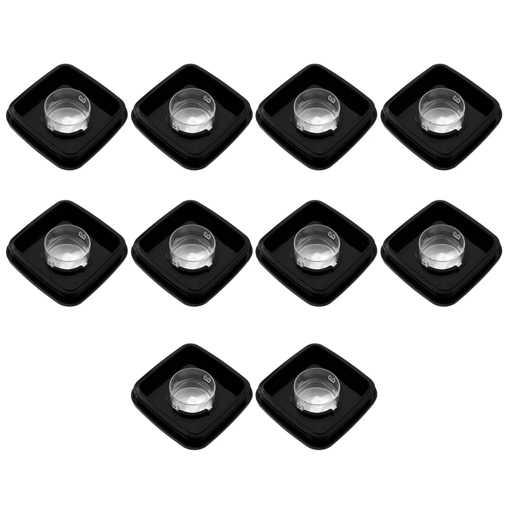 10X Blender Square Lid and Center Cap for Os-Ter Blender Jar Fit for 4903 Blender Square Jar Lid Replacements