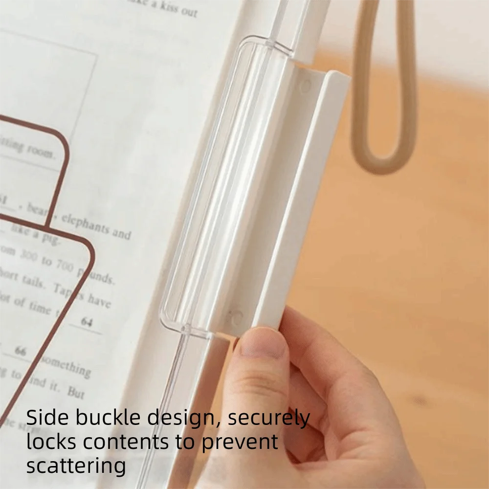 

Утолщенная папка для документов из полипропилена, большая вместимость, сверхпрочная папка-планшет с металлическим зажимом, ударопрочный органайзер для файлов