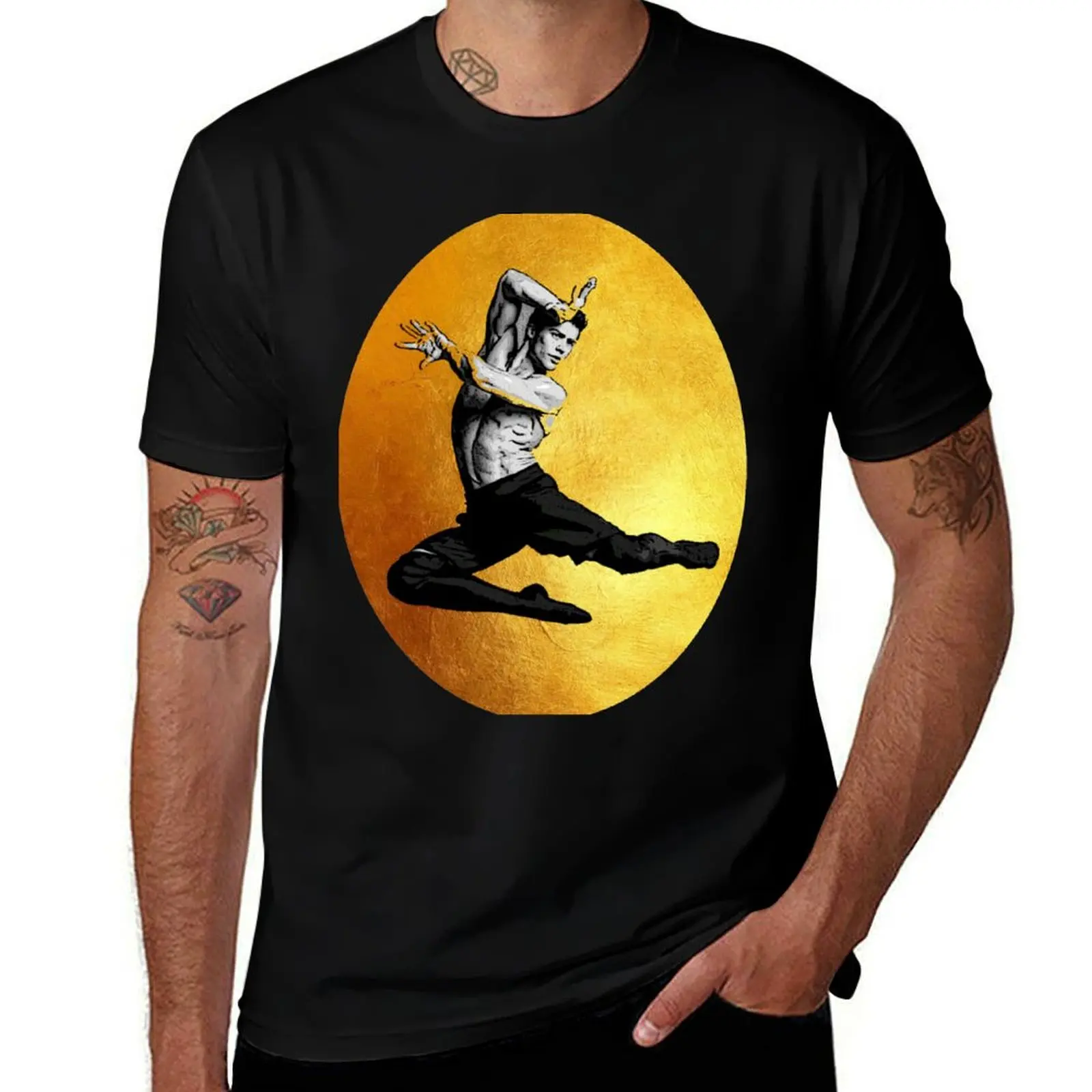 

Roberto Bolle italian ballet dancer T-Shirt croswit shirt man graphic t shirts Luxury man plus sizes luxury clothes men