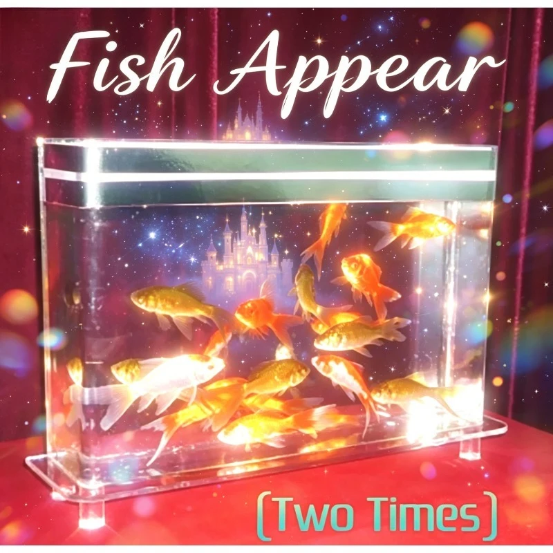 Fish Appear (Two Times) Magic Tricks Fish Appearing in Empty Tank Twice Magia Magician Stage Illusions Gimmicks Mentalism Props