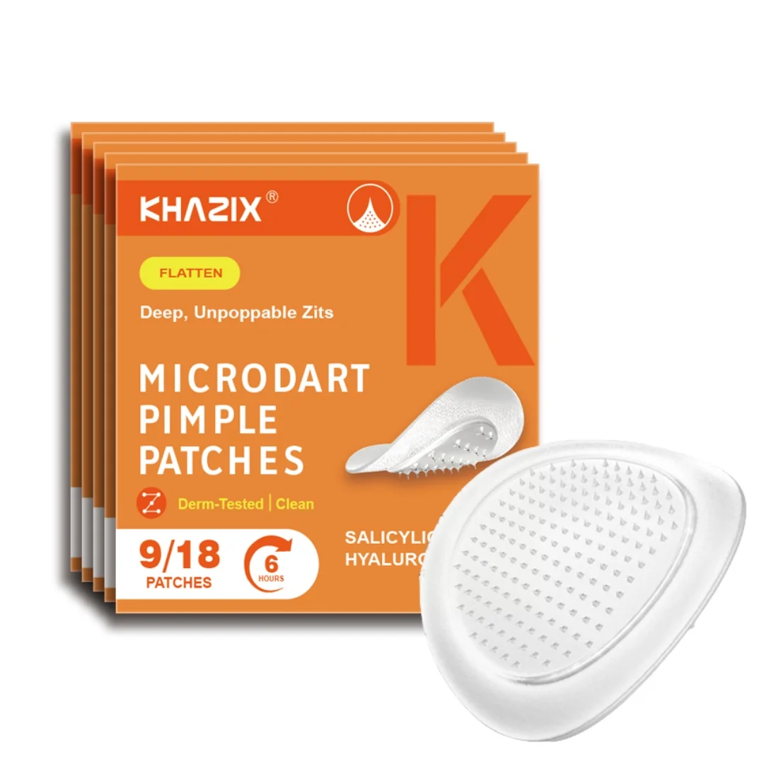 9/18 Pcs Hydrocolloid pimple patches - Absorb Pus & Oil, Reduce Redness, Invisible Fit for All-Day Wear .