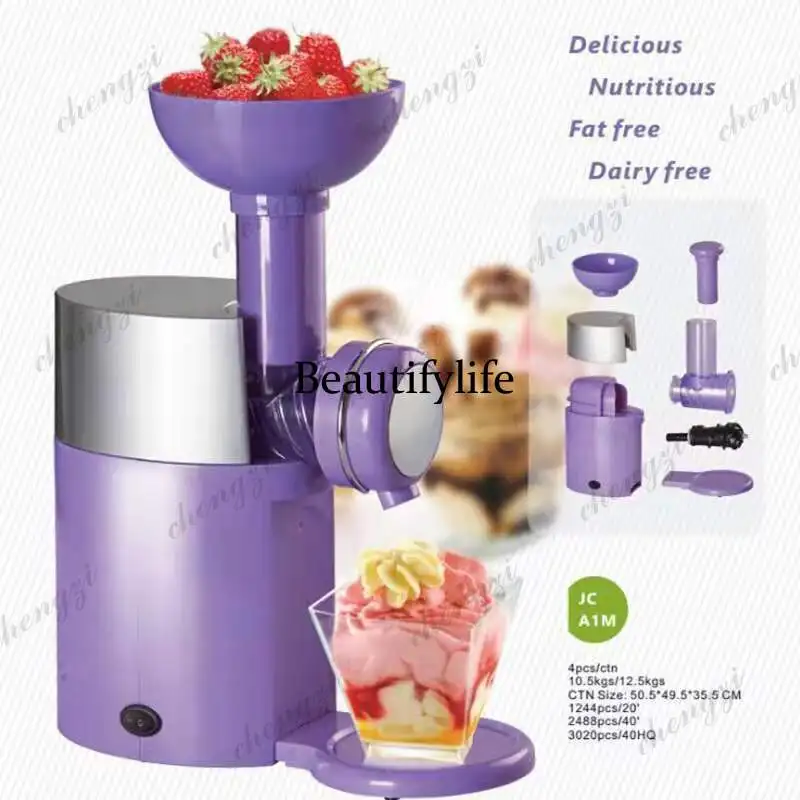 A81 Household Kitchen Ice Cream Machine DIY Making Fruit Cone Frozen Dessert Maker Homemade Summer Heat Relief Popsicles Automat