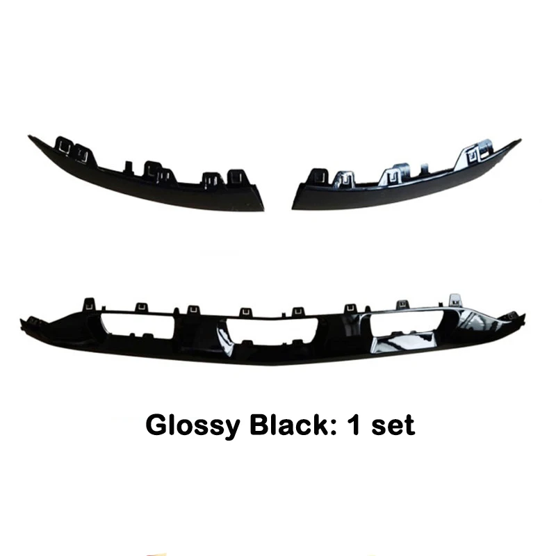 

Front Bumper Lip Chrome Trim Spoiler For Mercedes Benz GLC X253 W253 C253 2020-2022 A2538851804 2538852104 2538852404