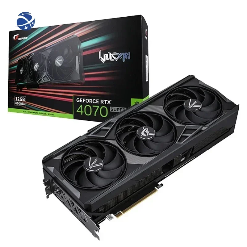 

Новая цветная игровая видеокарта iGame RTX 4070 SUPER Vulcan OC GDDR6X, графический процессор RTX 4070 super