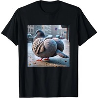 Funny Brainrot Pigeon with Level 100 Gyatt Gen Z Meme Pigeon T-Shirt Womes Clothing Cotton Ladies Clothes Summer Y2k Clothes