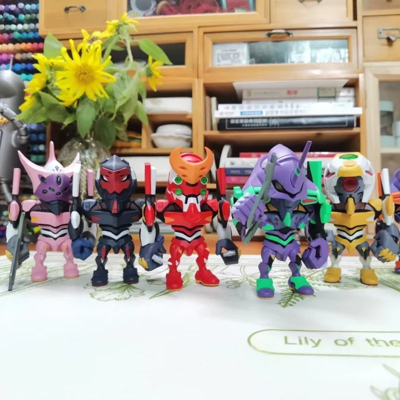 

Bandai QMSV-C Evangelion Initial Version Blind Box - Trendy Plaything Eva Collectible Toy Q Edition Periphery