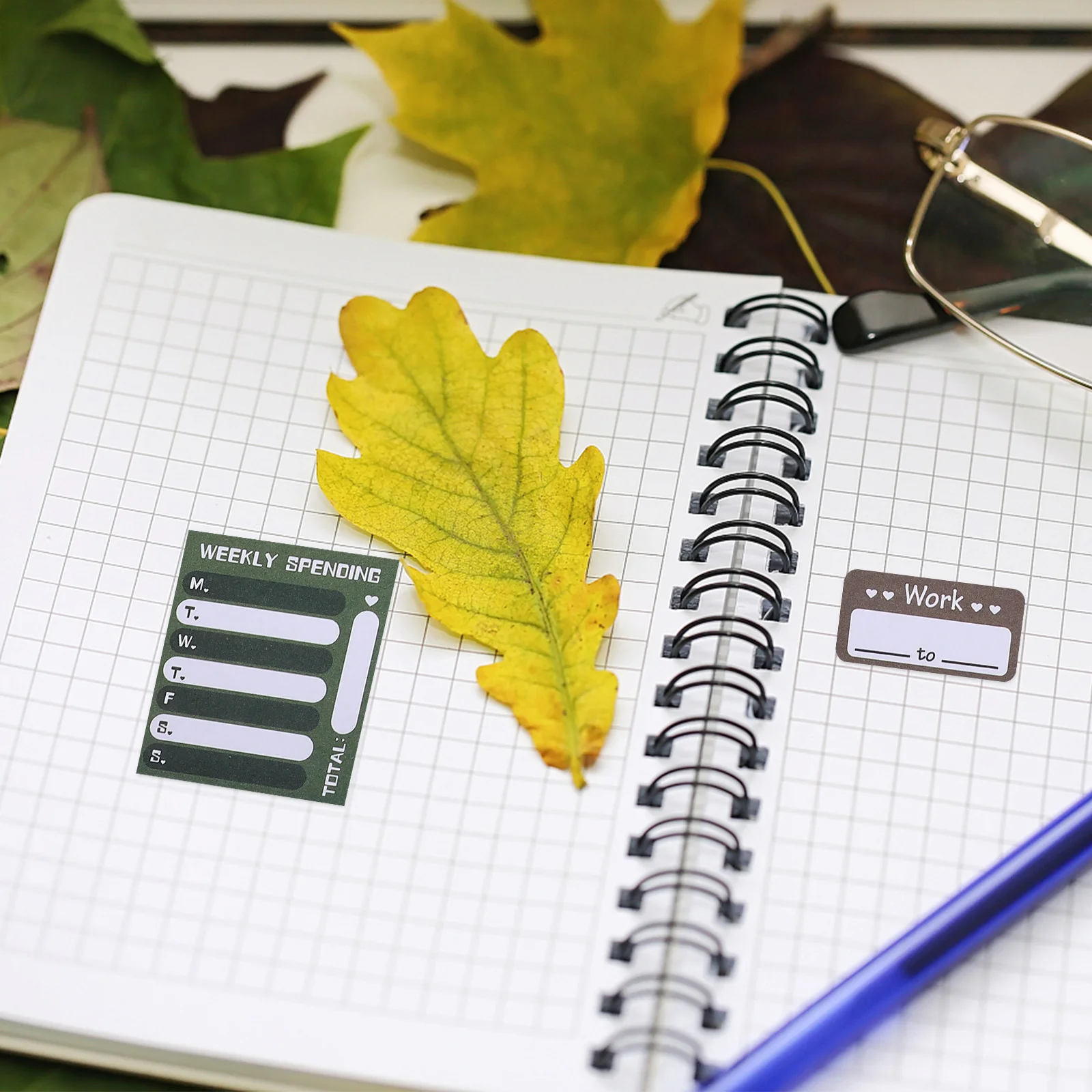 

10 Sheets Day Of Week Stickers Adhesive Planner Labels For Calendar Notebook Whiteboard Journal Organization
