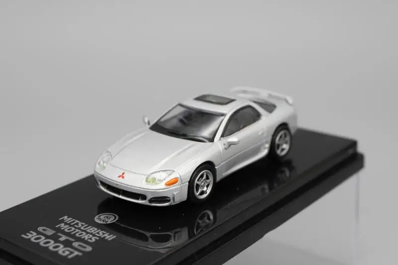 Para64 1:64 Mitsubishi Motoren Gto 3000gt Zwart Beperkte Verzameling Van Spuitgieten Legering Automodellen