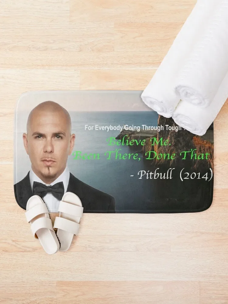 Pitbull's Been There Done That Bath Mat Absorbent Carpet For Bathroom Household Items Mat