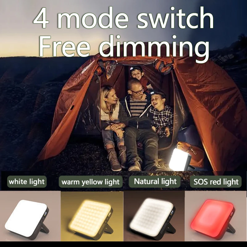 JUJINGYANG-lámpara colgante de mano LED multifuncional, recargable, portátil, asdsortion, Camping