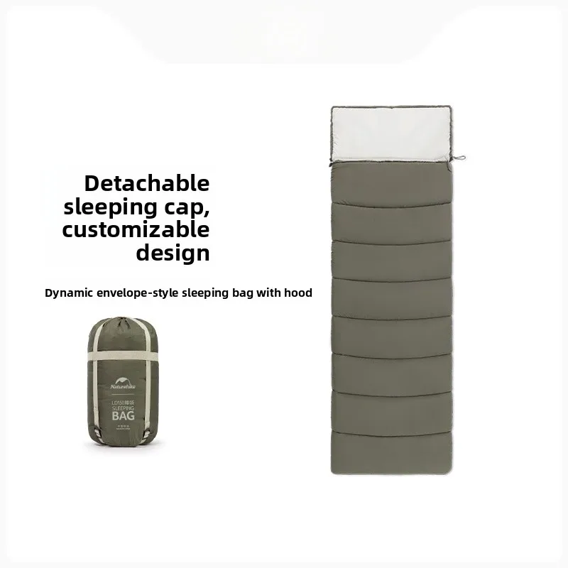 flexible-envelope-cotton-s-bag-thiened-outdoor-cam-dual-person-connectable-winter-cold-resistant