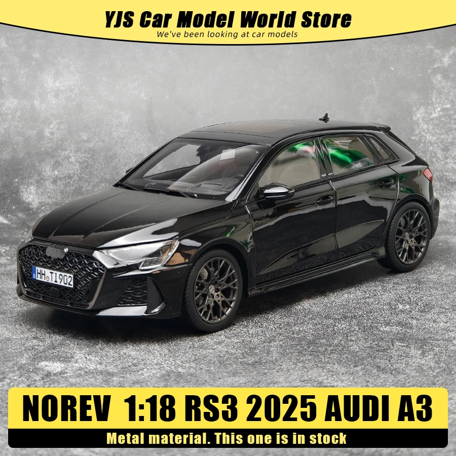 

NOREV литая под давлением модель 1:18 RS3 2025 AUDI A3 металлическая модель автомобиля коллекция украшений