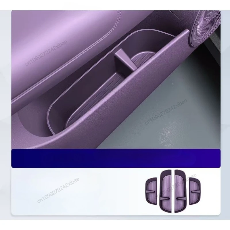 

Car Door Storage Box Durable Non Slip Organizer Tray For Phone Coins Keys Interior Accessories Space Saving For Leapmotor B10