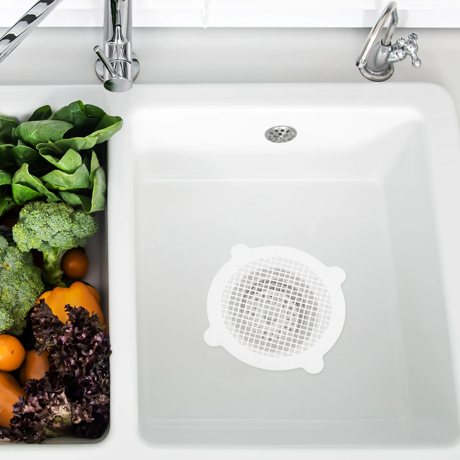 

50 шт., наклейка для слива пола, одноразовая раковина для душа, ванна, стирка, ловушка для волос, сливное отверстие, сито, наклейки для ванной комнаты, водонепроницаемые