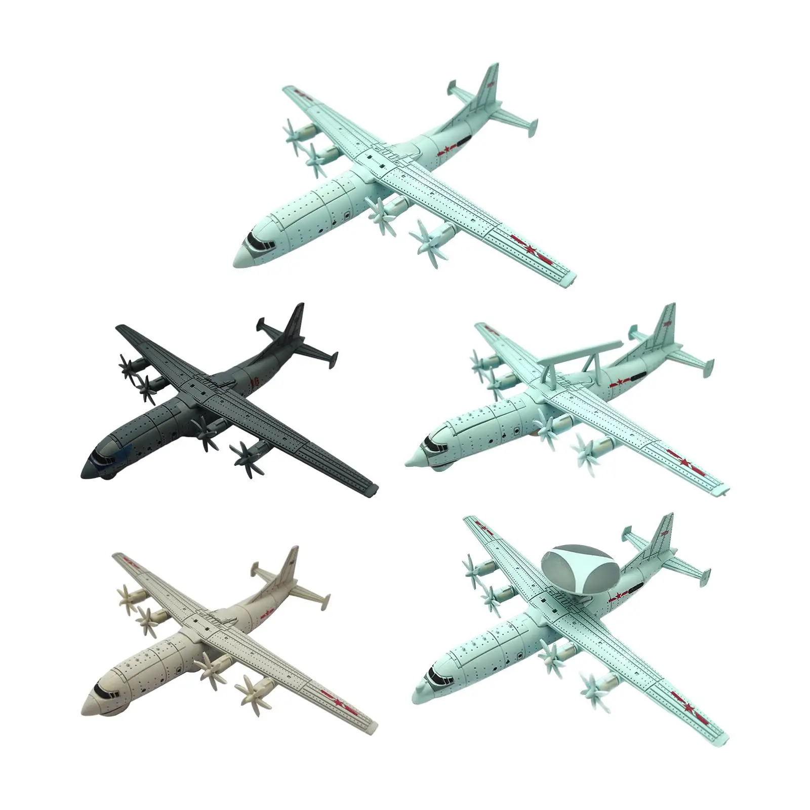 

5Pcs 1:240 Scale Plane Model Miniature Building Model Kits Vehicle Airplane Model Toy Collection for Girls Boys Birthday Gift