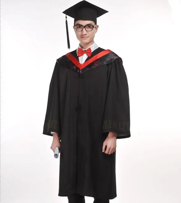 Academic Uniform Liberal arts Science Engineering Graduation Gown Robr Black School University