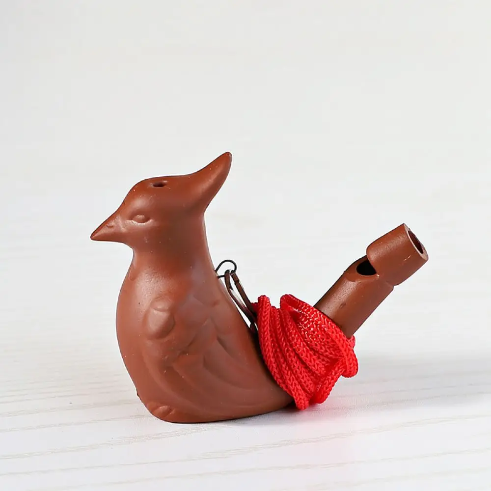 Cute Ceramic Bird Call Whistle Kids Musical Toy Traditional Handcrafted Sound Instrument Decorative Figurine Party Gift Prop