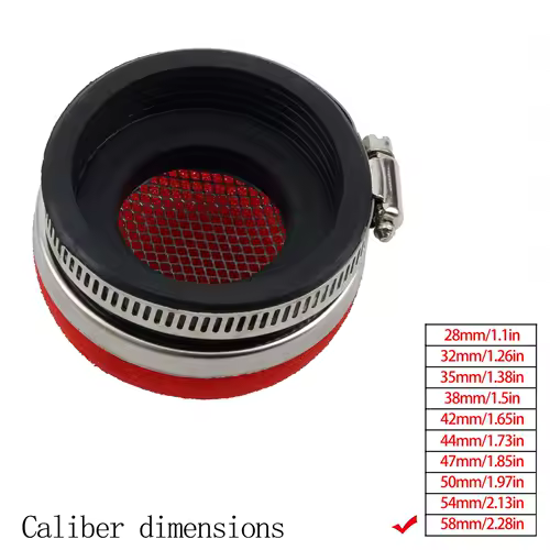 Motorcycle Air Filter Cleaner Air Filter 2 Stroke Engine Dirt Pit Bike Scooter 28/32/35/38/42/45/50/54/58MM Moto Parts - Image 14