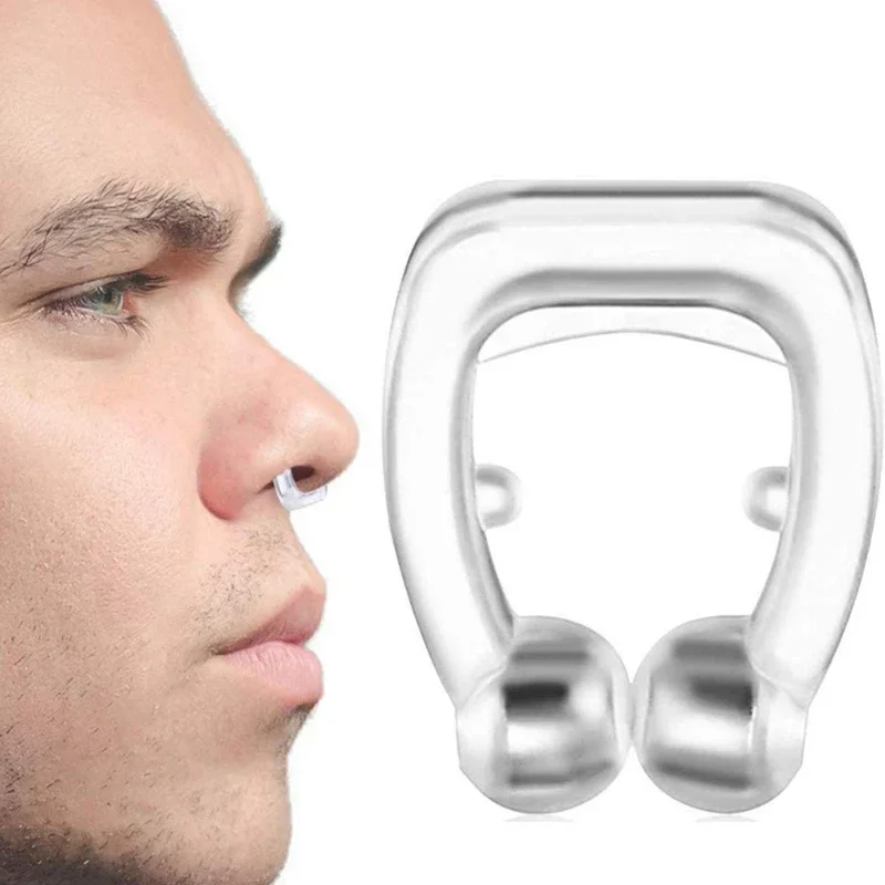 

Sdotter New Portable Mini Magnetic Anti Snore Nose Clip Nasal Dilator Stop Snore Device Easy Breathe Improve Sleeping Unisex Dro