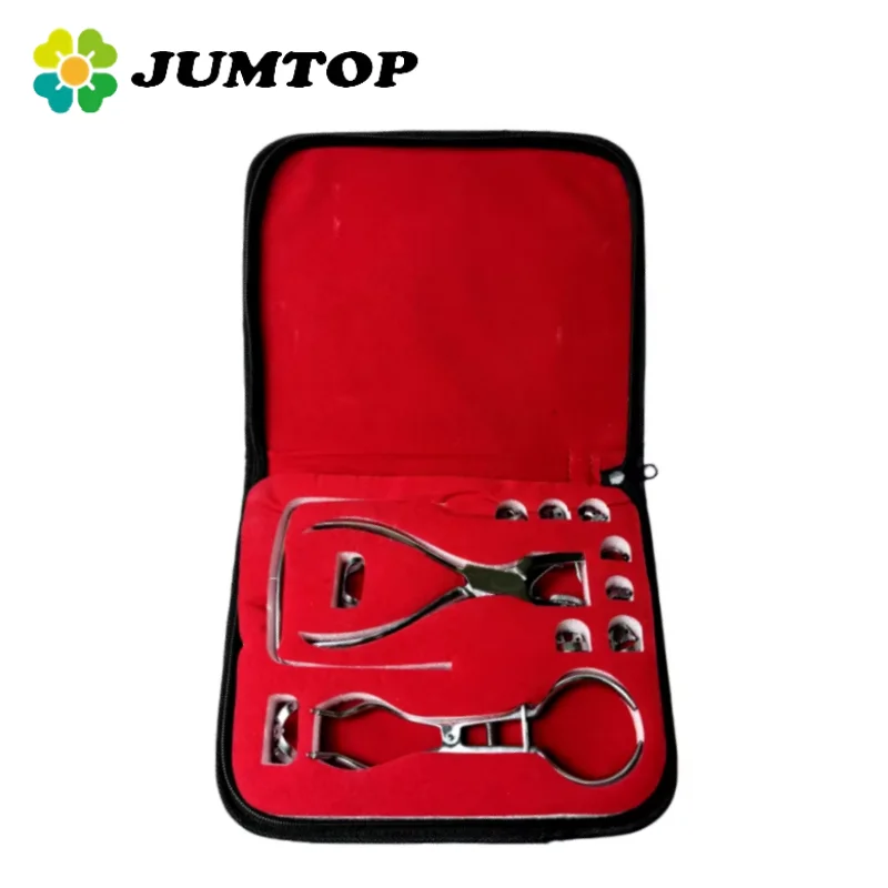 JUMTOP Dental Dam Perforator Dentistry Dam Hole Puncher Pliers for Dentist Rubber Dam Puncher Lab Orthodontic Tools