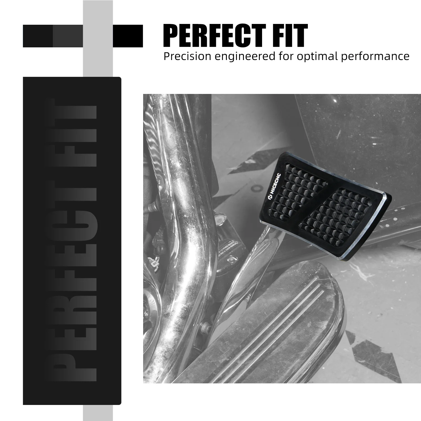 For Harley Road Glide FLTRX Street Glide FLHX/I 2015-2024 Brake Pedal Pad For Harley Road King FLHR Special FLHRXS Electra Glide