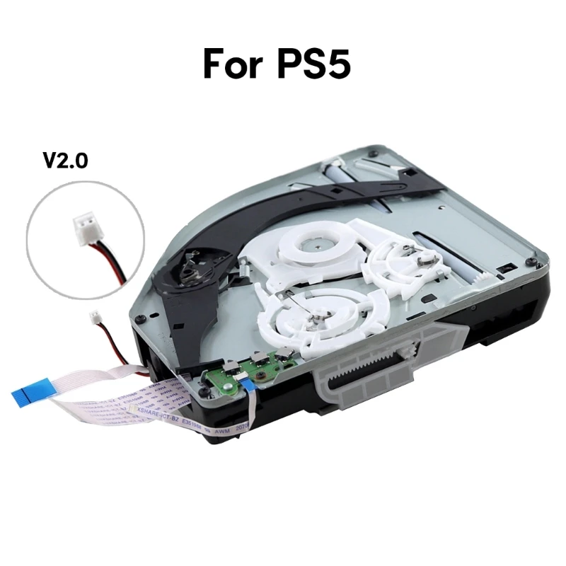 T8WC Optical Blu-ray Disk Reader Writer Gaming Accessory Replacement Disc  Blu-ray Player for V2.0 Console No Shells