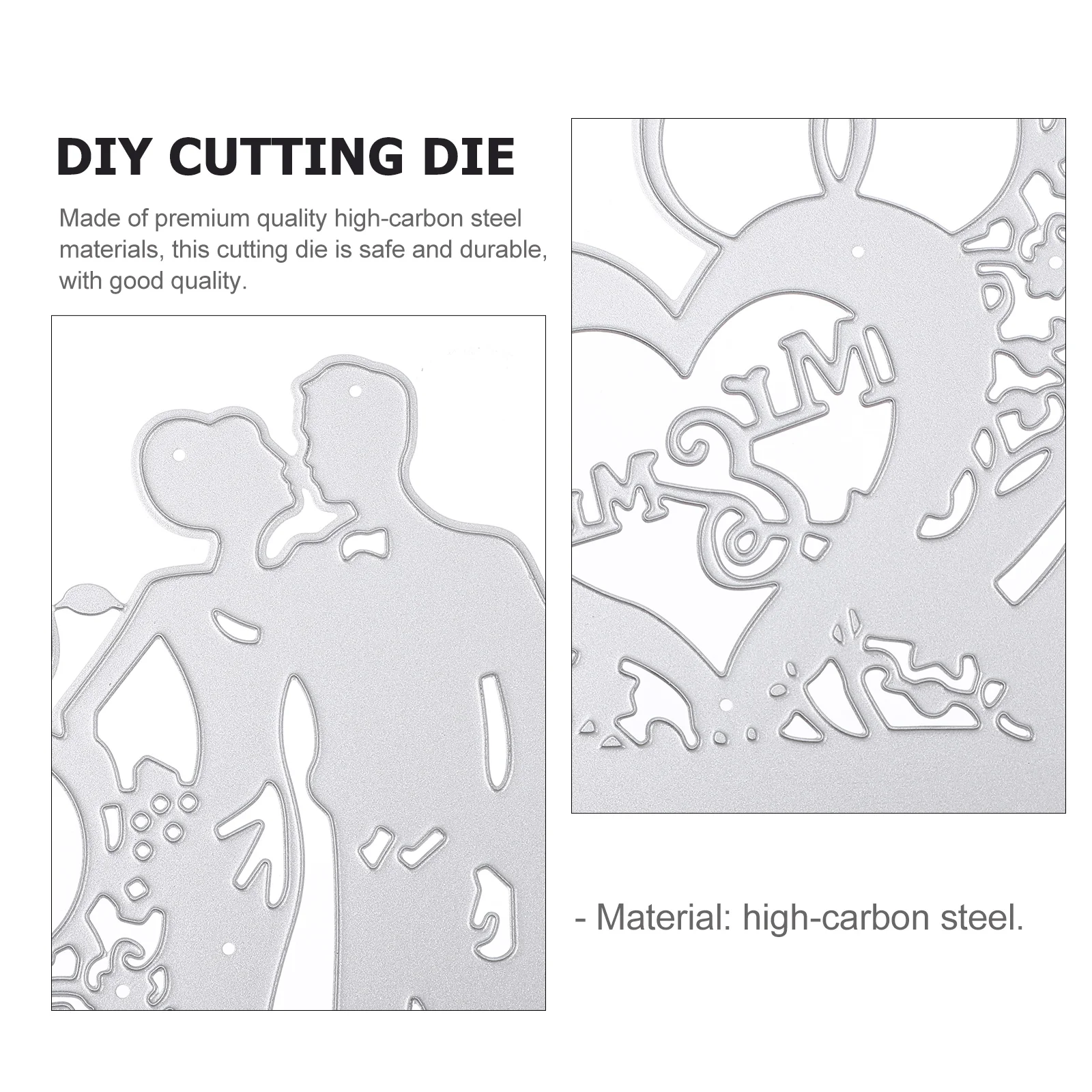 

Wedding Card DIY Cutting Die High carbon Steel Embossing Mold Scrapbooking Stencil Valentine Photo Album Craft Tool